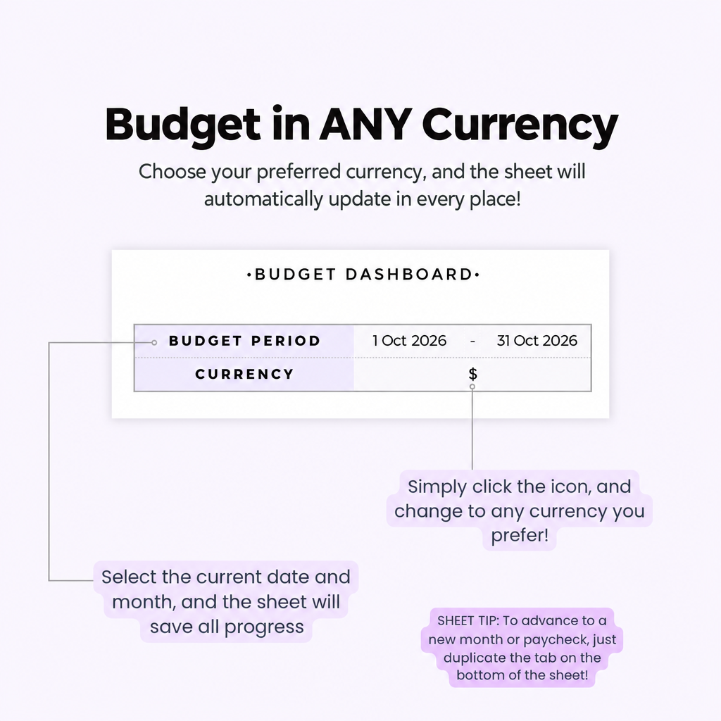 Budget Template | Google Sheets